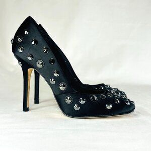 Zara Black Embellished Stilettos | Size 7.5